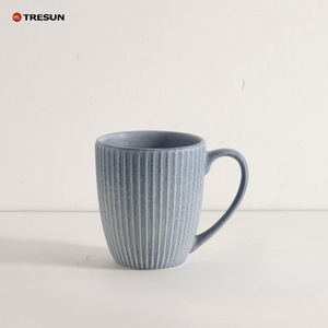 Juego de vajilla de cerámica esmaltada hecha a mano con reactivo artístico para comedor moderno y decoración del hogar - Product Image 2