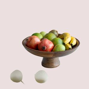 ชามผลไม้ไม้มะม่วงรักษ์โลก ทาสีด้วยมือ ใช้กับเครื่องล้างจานได้ ปรับแต่งได้ ขนาด 12x12x5 นิ้ว (ยาวxกว้างxสูง) - Product Image 1