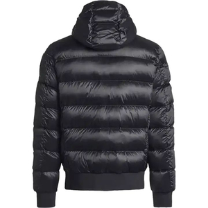 Chaqueta de Plumón Negra de Invierno para Hombre, Nueva, de Alta Calidad, con Logotipo Personalizado al por Mayor, Logotipo Personalizado en la Parte Delantera, Impermeable, Transpirable y Ecológica - Product Image 5