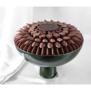 Bol à chocolat décoratif de style moderne écologique pour les fêtes d'anniversaire de mariage ou d'autres occasions Accents de chocolat - Product Image 2