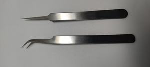 แหนบช่างซ่อมนาฬิกา หมายเลข 5 สแตนเลส ปลายเรียบ/หยัก ยาว 10 มม. ป้องกันไฟฟ้าสถิตย์ จับถนัดมือ เครื่องมือซ่อมที่สมบูรณ์แบบ - Product Image 4