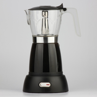 Portable électrique Moka Pot expresso brasseur Latte outils ensemble de qualité alimentaire en acier inoxydable percolateur cafetière