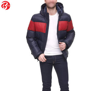 Men's Lightweight Canvas Puffer Jacket Hood New Style Winter Outerwear Featuring Padding Fabric Material Apparel Accessories - Product Image 4
