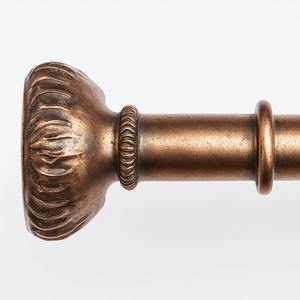 ElegantStream Single Metal Curtain Pole Durable Designed <b>Clean</b> Lines Polished Finish Smooth Flow Beautifully Balanced Modern - Product Image 3