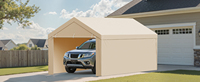 Tente de garage pliable pour voiture, tente de parc portable en PE pour l'extérieur, vente en gros