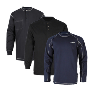 Maglia Ignifuga Conforme agli Standard NFPA2112 e NFPA70E Tessuto Morbido e Traspirante per Saldatura e Lavori Elettrici - Product Image 1