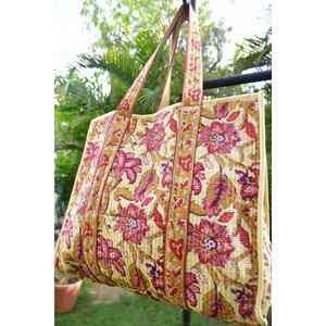 Sac fourre-tout bohème en crème de qualité supérieure, broderie ouverte artisanale, réutilisable et écologique - Product Image 3