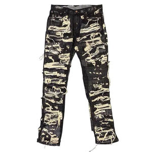 Pantalón elegante para hombre, diseño personalizado hecho por todas partes, pantalones vaqueros de mezclilla, ropa informal para hombre, bolsillo delantero trasero con pantalón de mezclilla desgastado - Product Image 2