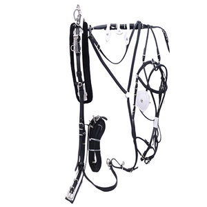 Harnais de conduite de cheval en gros indien D.D de haute qualité en cuir pur - Product Image 2
