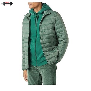 Designer Men's Puffer Jacket <b>Canvas</b> Eco-Friendly Winter <b>Paint</b> Splatter Distressed Skinny Reversible - Product Image 6