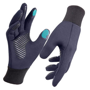Gants de course élégants en tissu respirant, en polyester et élasthanne, meilleure adhérence, vêtements de sport actifs, gants de course - Product Image 1