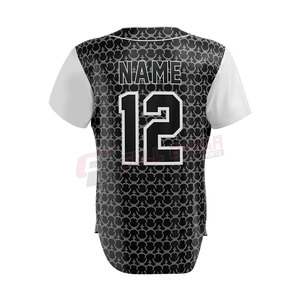 Ensemble maillot et pantalon de baseball à boutons complets de haute qualité uniforme respirant pour les équipes professionnelles et amateurs - Product Image 2