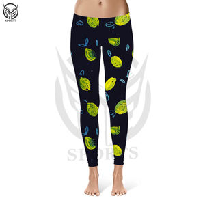 OEM mujeres Yoga desgaste gimnasio entrenamiento Fitness deportes medias transpirables de cintura alta acanalado Leggings y pantalones para niñas - Product Image 6