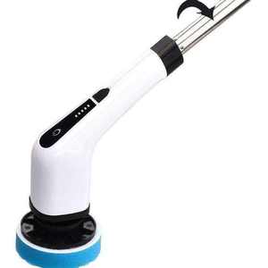Brosse de nettoyage électrique rotative 7-en-1 pour la maison avec matériaux en microfibre/silicone/nylon/éponge, écologique - Product Image 4