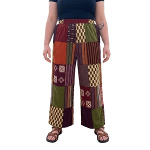 กางเกงขายาวทรงหลวมพิมพ์ลายดอกไม้สไตล์ลำลองสำหรับผู้หญิง ขายส่ง - Product Image 2