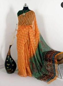 Venta al por mayor Artriddh Seda Reversible Casual Todas las estaciones Sari India y Pakistán Ropa Proveedores en India - Product Image 5