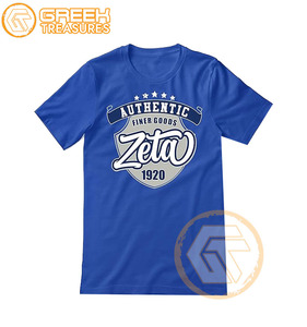 Wholesale Customized Zeta Phi Beta Women's Casual T-Shirts Sorority Apparel High Quality Breathable Cotton - Product Image 3