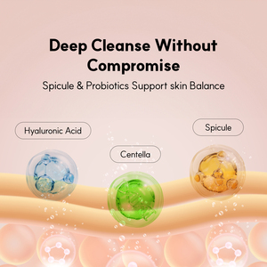 Neul20s Spicule Centella Cica Mousse Nettoyante 100ml Exfoliant Nettoyant Visage Quotidien Acide Hyaluronique Traitement De L'acné À Base De Plantes Sans Huile - Product Image 4