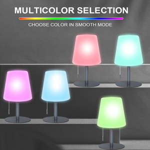 Portable Rechargeable Battery <b>LED</b> RGB <b>Table</b> Lamp Modern European Design 3 Color Options ABS Oval 5V DC IP44 Waterproof 200 - Product Image 3