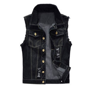 Meilleure vente pour hommes hiver extérieur décontracté respirant jean gilet joueur Styles tissu rempli de coton lavable écologique - Product Image 1