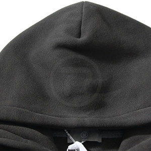 Sudaderas con Capucha para Hombre, de Algodón/Poliéster Transpirable de Alta Calidad, con Estampado Puff en Color Sólido Personalizado, Ideales para el Invierno - Product Image 2