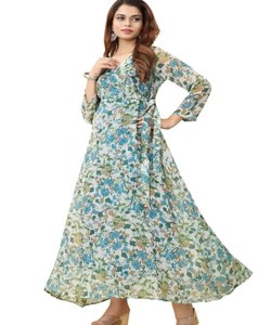 Robes personnalisées pour femmes détaillant en ligne acheter en gros indien pakistanais vêtements élégant Sexy grande taille décontracté robe de mode - Product Image 2