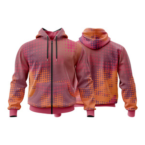 Sudadera con Capucha Personalizada con Estampado por Transferencia de Calor para Hombre, con Cierre, Estilo Holgado y Cuadrado, Tejido de Poliéster y Algodón de 360 g, Transpirable - Product Image 6