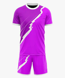 Kit de fútbol de sublimación completa personalizado para hombres y mujeres, camiseta de fútbol cómoda de tela ligera suave, 100% poliéster - Product Image 2