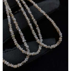 เม็ดเพชรดิบธรรมชาติ 100% สีแชมเปญ ขนาด 2-3 มม. แบบไม่เจียระไน - Product Image 4