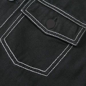 แจ็คเก็ตยีนส์ฤดูหนาวรุ่นที่ดีที่สุด ผ้าฝ้าย 100% เป็นมิตรกับสิ่งแวดล้อม แห้งเร็ว ระบายอากาศดี ดีไซน์ใหม่ สไตล์ไฮสตรีท ขายดีที่สุด - Product Image 5