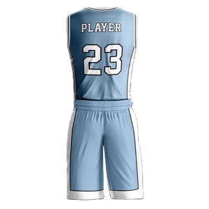 Tenues de basketball personnalisables pour hommes 2026 – Maillots 100 % polyester respirants de haute qualité avec impression par transfert thermique – Collection été - Product Image 4
