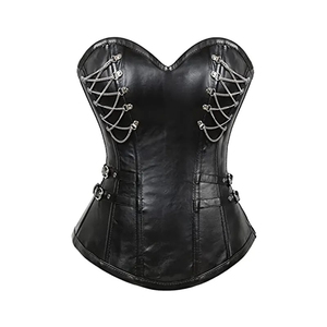 Hot Sale Women's Leather Corset High Quality Breathable Push up <b>Bra</b> Style Medium Control Customizable Size & Color - Product Image 1