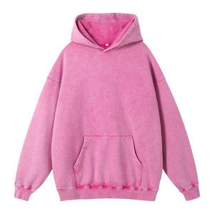 Sudaderas con Efecto Desgastado, 400 GSM, Lavado Ácido, Decoloración al Sol, Estilo Vintage, Talla Grande, Ropa Urbana para Hombre, Invierno, Fabricante Mayorista - Product Image 2