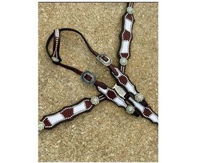 Ensemble de clous en cuir occidental traditionnel à la demande durable et confortable pour les chevaux avec emballage personnalisé - Product Image 2