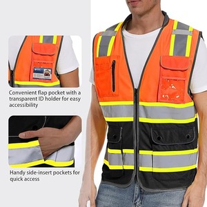 Gilet de sécurité réfléchissant haute visibilité dernier modèle vente en gros gilet de sécurité de haute qualité pour le travail et la construction - Product Image 1