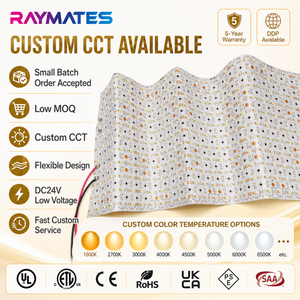 Panneau LED flexible et découpable, ultra-fin, haute luminosité, DC24V SMD 2835, personnalisable UL ETL, pour rétroéclairage publicitaire - Product Image 3