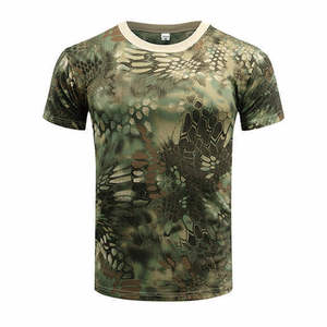 2025 Nueva camiseta de entrenamiento al aire libre, camisetas personalizadas de poliéster para hombres, camisetas de camuflaje, ropa deportiva, ropa de pesca, nuevo diseño - Product Image 5