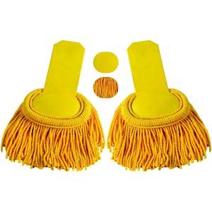 Paire d'épaulettes en laine les mieux notées Planches d'épaule uniformes professionnels Accessoires uniformes de robe personnalisables - Product Image 3