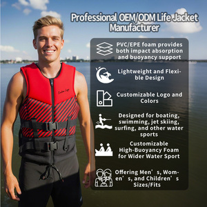 Giubbotto di Salvataggio in Neoprene per Adulti 50N, Gilet Galleggiante PFD per Sport Acquatici, Nuoto, Canottaggio, Kayak, Surf, Wakeboard - Product Image 2