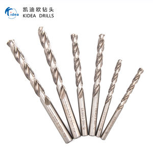 Kidea 도구 완전 접지 밝은 실버 트위스트 드릴 비트: 금속 가공을위한 고경도 및 부드러운 드릴링 - Product Image 1