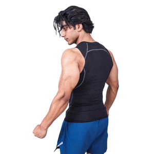 Débardeur décontracté pour hommes Haut de gymnastique tricoté respirant à la mode avec nouveau design grande taille fabriqué au Pakistan - Product Image 3