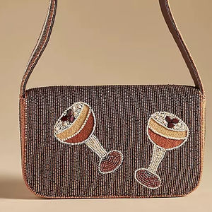 New Stylish <b>Seed</b> Beads Embroidery Classic Style Cotton Clutch Handbag for Women and Girls <b>Mixed</b> Colors Party Use - Product Image 4