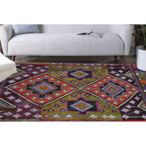 Geometric Pattern Printed <b>Rug</b>: Modern, Versatile, and Stylish,Nonwoven Soft <b>Rug</b> - Product Image 3