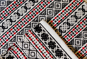 Alfombra de Lujo Hecha a Mano de Algodón con Diseño Geométrico Personalizado para Auto, Golf, Estilo Moderno, Tejido a Máquina, Pelo Cortado - Product Image 4