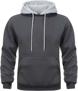 เสื้อสวมหัวผ้าฝ้ายถักมีฮู้ดโอเวอร์ไซส์300gsm โลโก้กำหนดเองได้ทั้งชายและหญิงรุ่นใหญ่ - Product Image 4