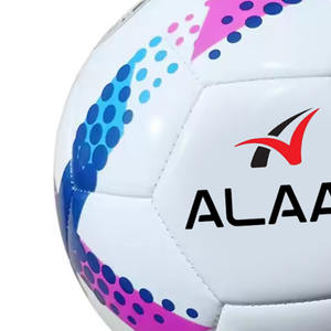 Alaay Balón de fútbol profesional PU cuero Color personalizado Size5 máquina cosida inflable profesional al por mayor - Product Image 4