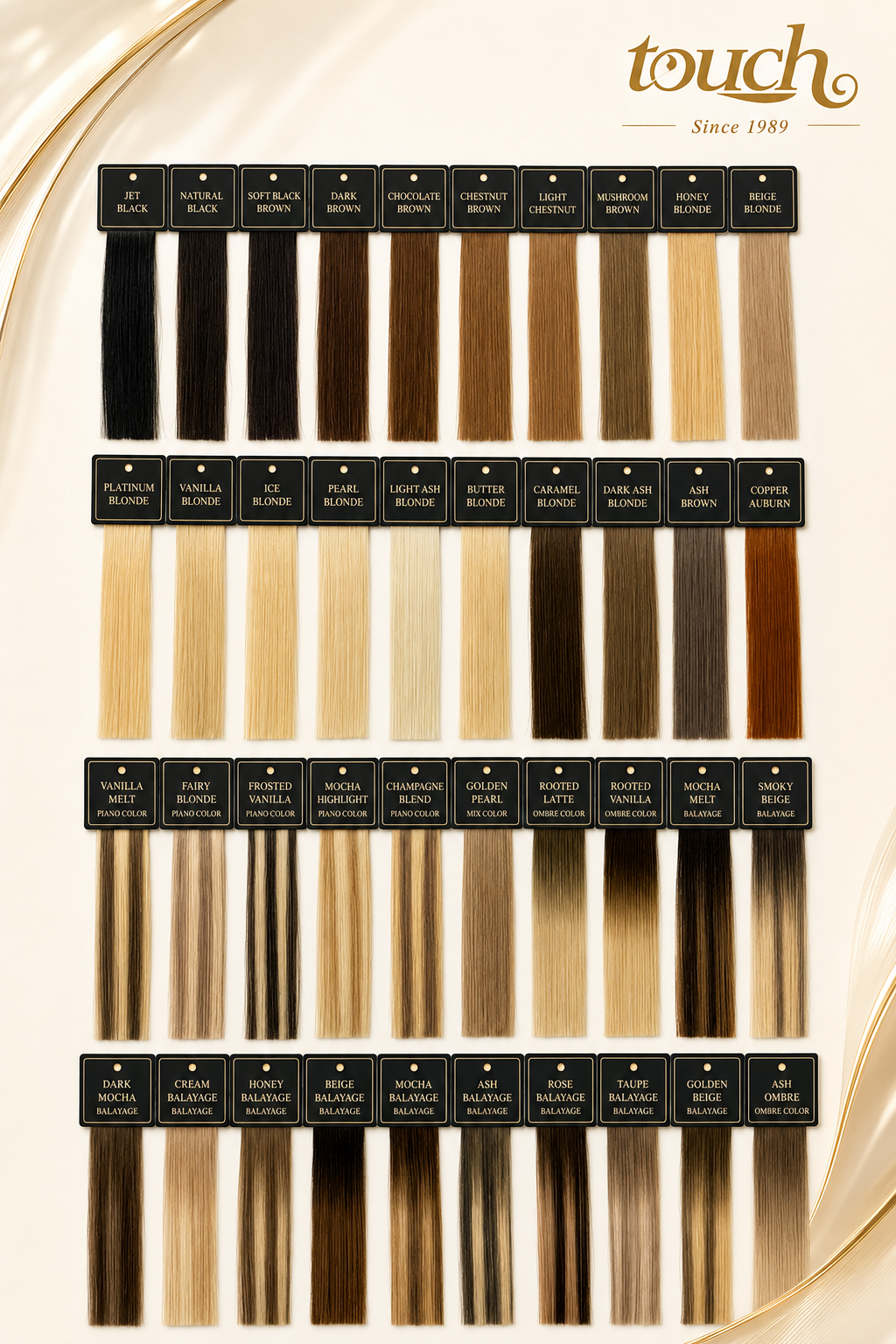 Plus de 40 choix de couleurs