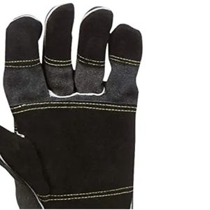 Guantes de soldadura de seguridad para manos Guantes de barbacoa de cuero dividido de vaca con resistencia al calor - Product Image 6