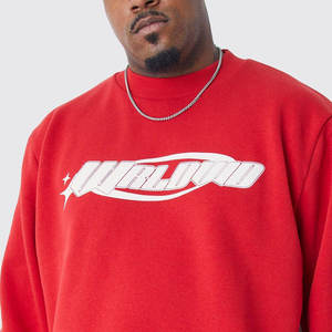 Último precio Oversize Men Training Sweat Suit Nueva llegada Ecológico Hombres Impreso Chándal apilado - Product Image 6