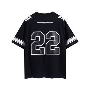 เสื้อยืดผ้าฝ้าย100% แขนสั้นสำหรับผู้ชายพิมพ์ลายสำหรับฤดูใบไม้ร่วง - Product Image 1